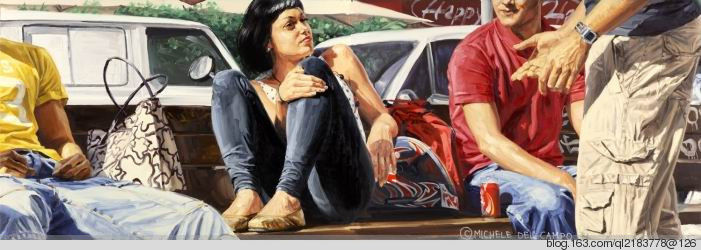 意大利艺术家Michele.Del.Campo绘画作品（2） - 秦之后裔伯 - 秦之后裔伯