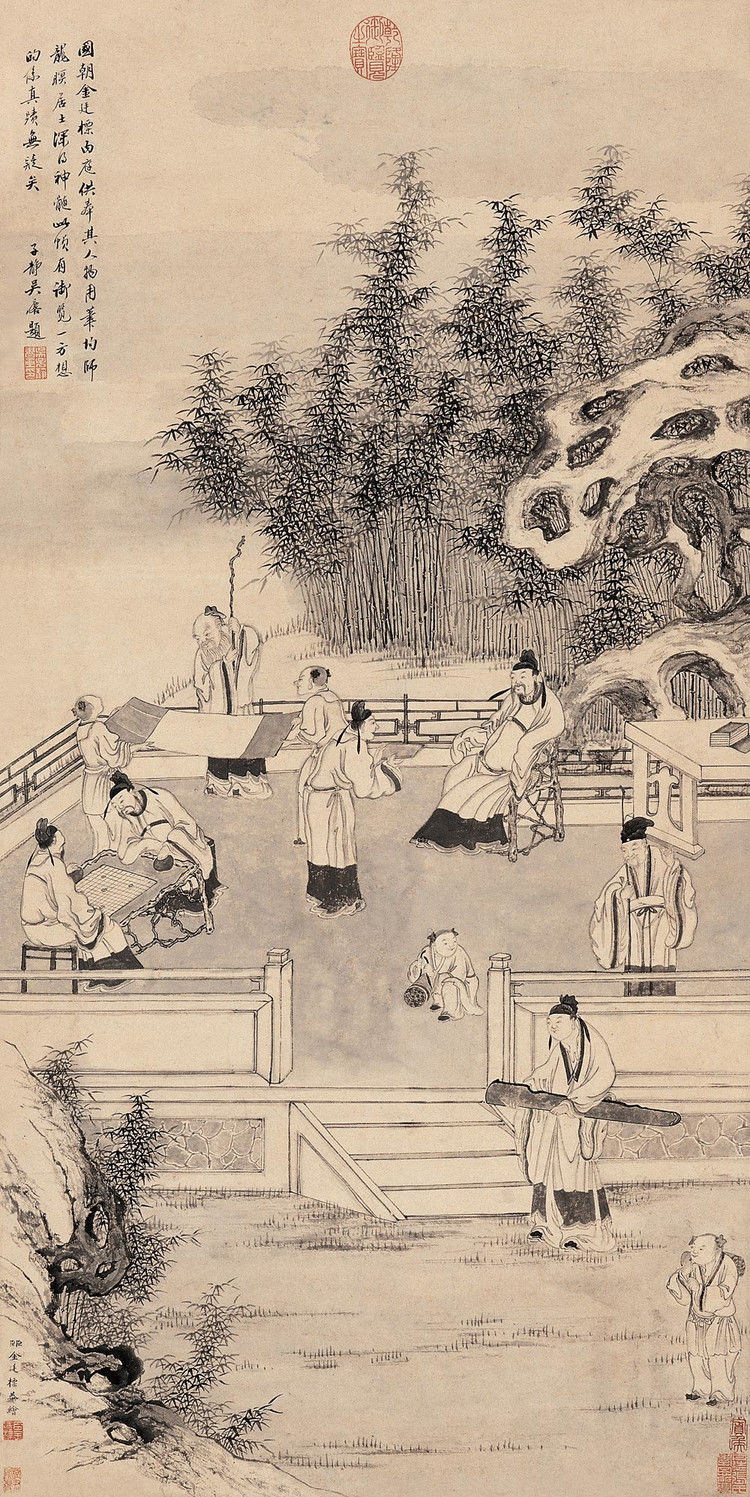 金廷标（清）人物山水作品欣赏 - wangchangzhengb - wangchangzhengb的博客