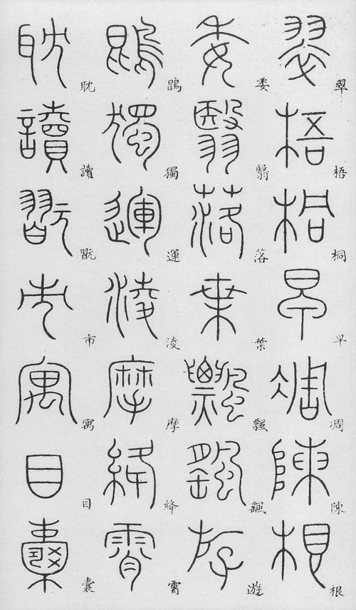 李阳冰篆书《千字文》 - 以拙为进 - 欢迎来到刘昌明的博客