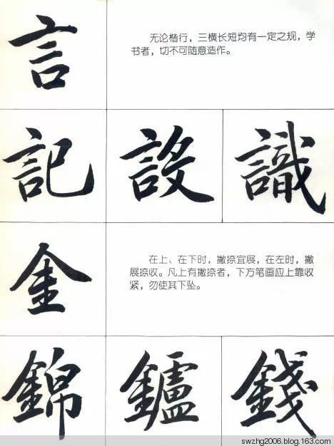 绝佳版本的《行书笔法图》 - 开心 - 开心的博客