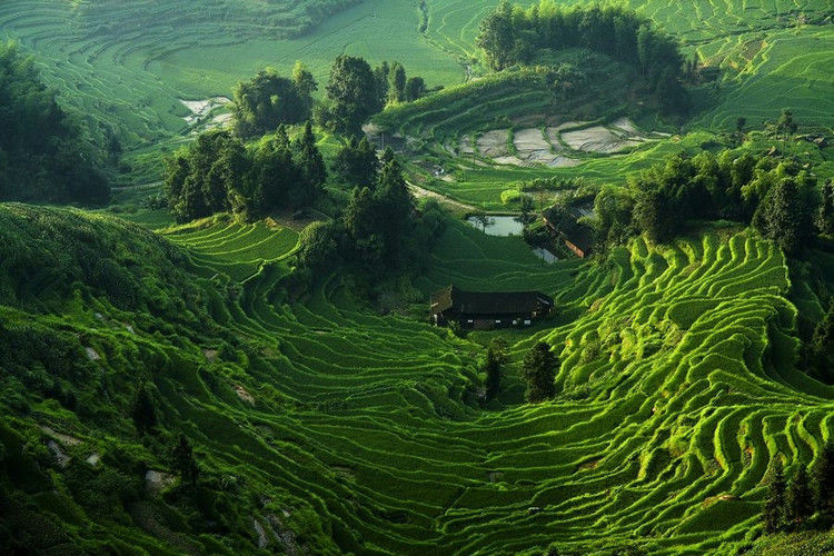 美景如画【江舟藏图】 - 聪聪 - 江心孤舟的博客：心灵的港湾