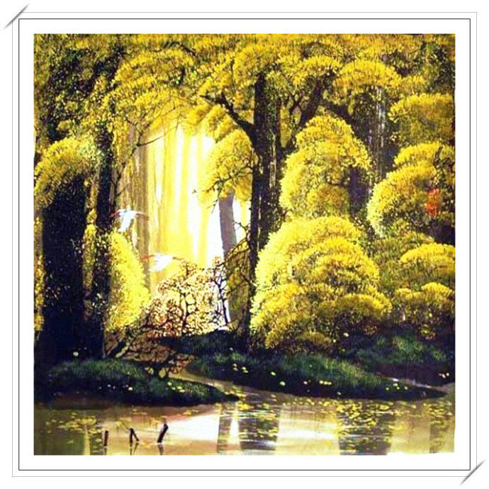 清高亮节 -- 刘家生新竹山水画 - 淡泊 - 淡泊