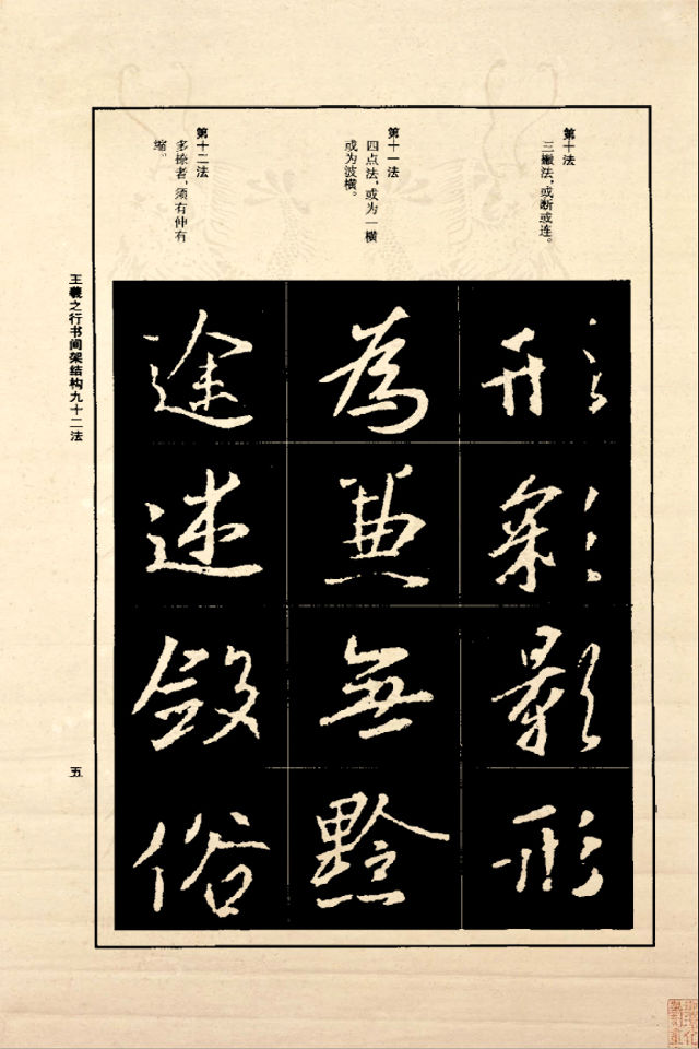 王羲之行书间架结构92法（正版） - 香儿 - xianger