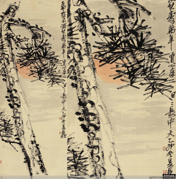 吴昌硕作品精选集（3） - 云破月来花弄影 - 云破月来花弄影