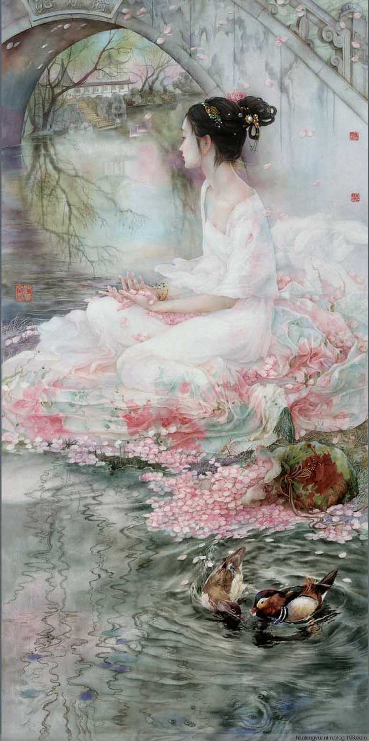 纪淑文、邱皓 、邱月母女工笔作品(1) - 山野村夫 - 山野村夫