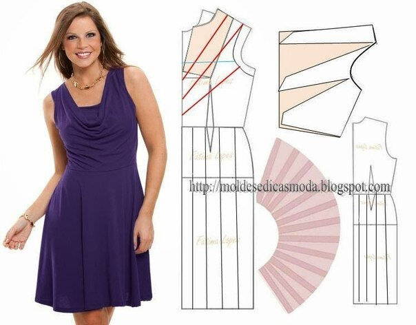 платье выкройка20 (604x472, 149Kb)