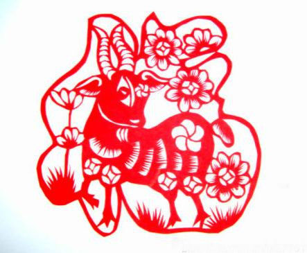 【潇洒艺术-276】请您欣赏：羊年剪纸 - 潇洒如风 - 潇洒天地 如意家园