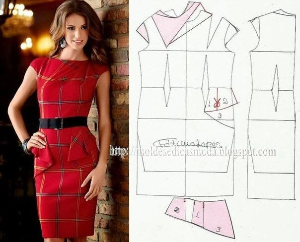 платье выкройка25 (604x488, 186Kb)