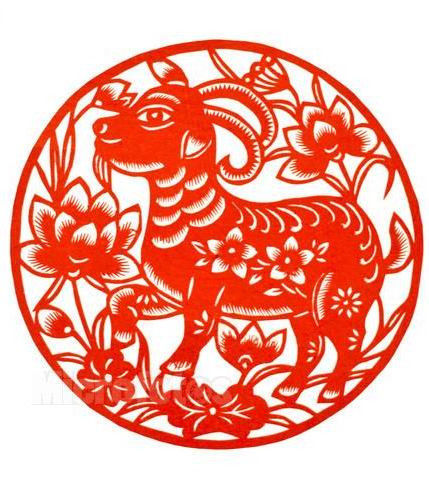 【潇洒艺术-276】请您欣赏：羊年剪纸 - 潇洒如风 - 潇洒天地 如意家园