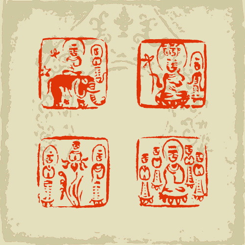 百佛图（精彩的佛像印）