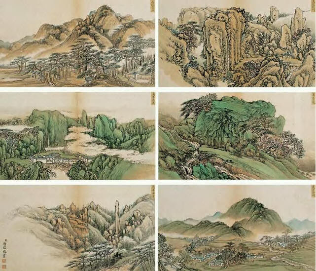 唐岱（清）山水作品欣赏 - wangchangzhengb - wangchangzhengb的博客