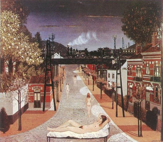 比利时艺术家 保罗·德尔沃  Paul Delvaux - 石墨閣 - 石墨閣