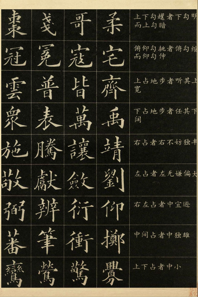 书法间架结构摘要92法 - 娟紫 - 娟紫的博客