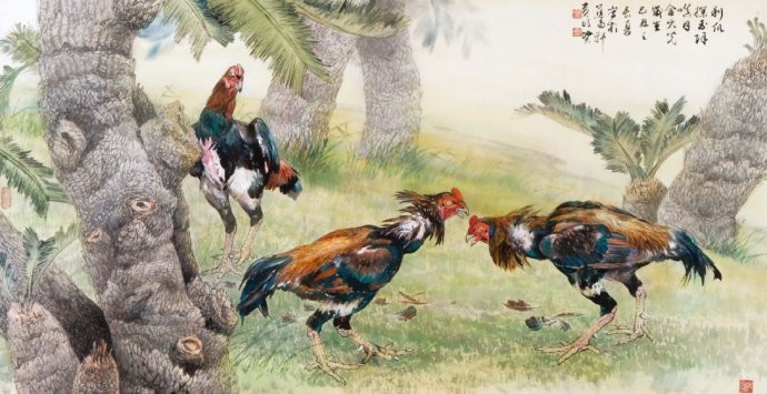 花鸟世界梦亦香│台湾国画大师黄明贤作品。 - │Icê Blüe│ - ∑xtent°∧rt，2011