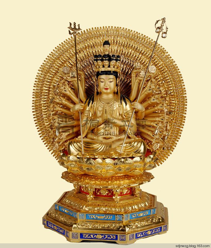 庄严的千手观音菩萨像 - sdjnwzg - WZG的博客