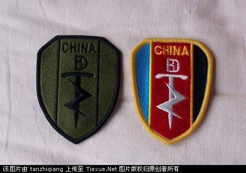中国陆军特种部队暗色臂章