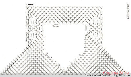 俄网的钩针基础教程（十）：如何进行插肩钩织 - maomao - 我随心动