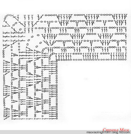 俄网的钩针基础教程（十）：如何进行插肩钩织 - maomao - 我随心动