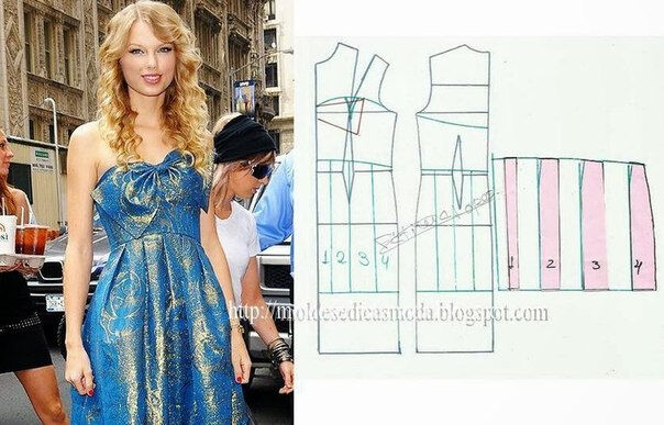 платье выкройка37 (604x387, 218Kb)