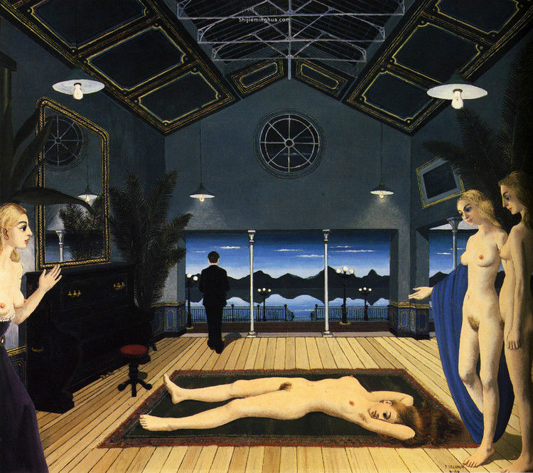 比利时艺术家 保罗·德尔沃  Paul Delvaux - 石墨閣 - 石墨閣