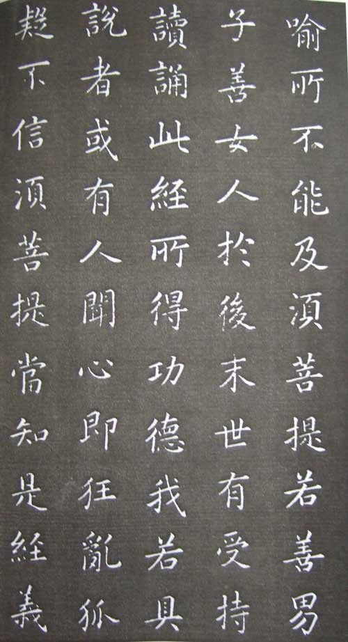 康熙完美手书 金刚经全本 - 温柔细雨 - 一丝小雨盈盈而落......