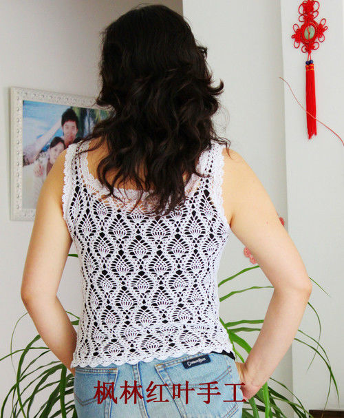 漂亮的菠萝小白背心 - 枫林红叶 - 枫林红叶的博客