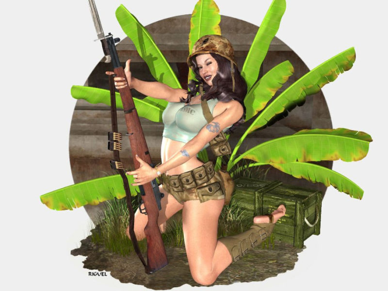 二战中的另类裸露艺术 - 沉默的麻雀 - 沉默的麻雀的博客