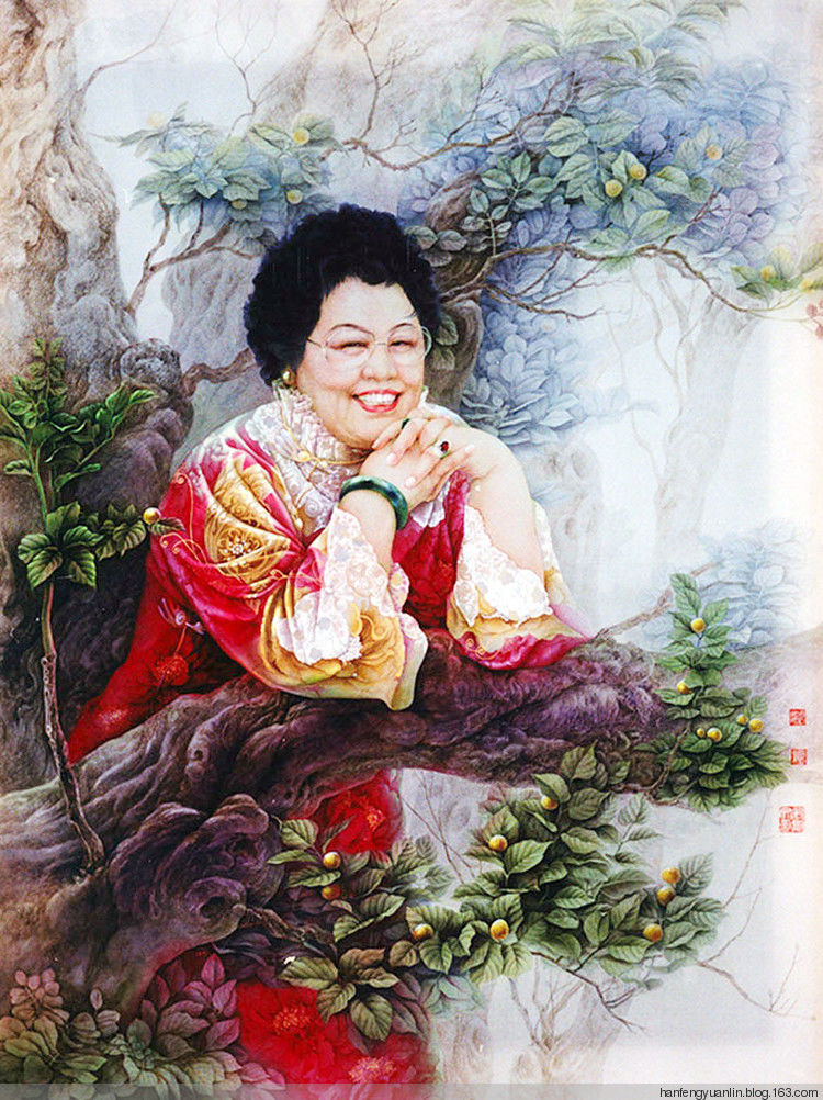 纪淑文、邱皓 、邱月母女工笔作品(1) - 山野村夫 - 山野村夫