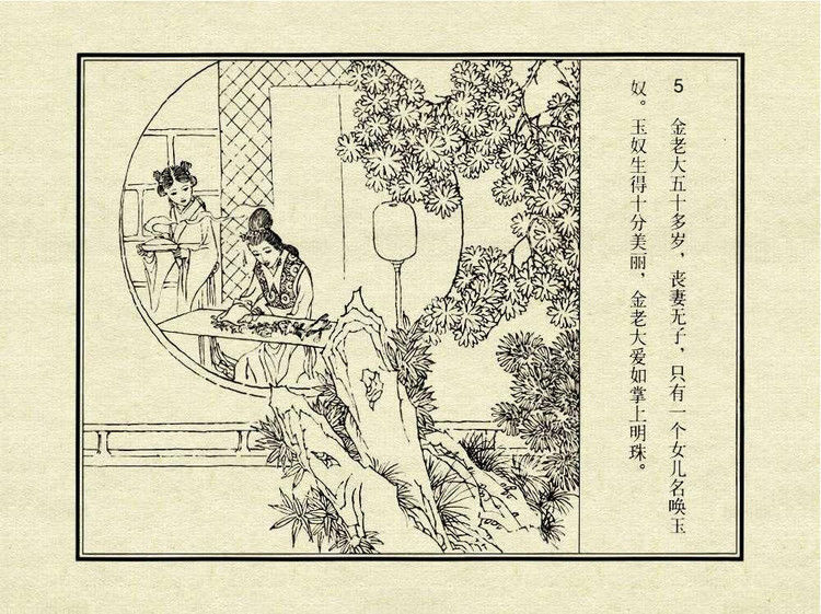 中国古典文学故事③_金玉奴棒打薄情郎 - shunlin01 - 美术资料与连环画