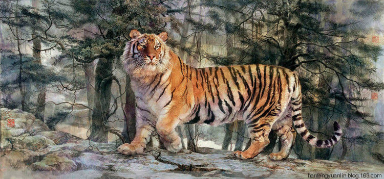 纪淑文、邱皓 、邱月母女工笔作品(1) - 山野村夫 - 山野村夫