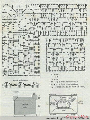 俄网的钩针基础教程（十）：如何进行插肩钩织 - maomao - 我随心动