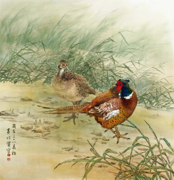 花鸟世界梦亦香│台湾国画大师黄明贤作品。 - │Icê Blüe│ - ∑xtent°∧rt，2011