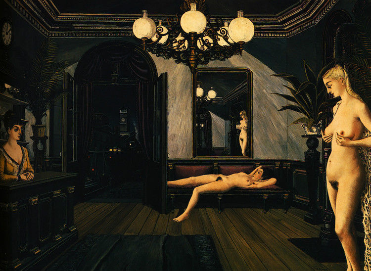 比利时艺术家 保罗·德尔沃  Paul Delvaux - 石墨閣 - 石墨閣