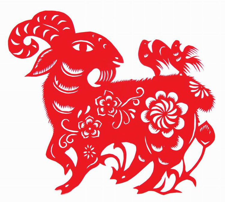 【潇洒艺术-276】请您欣赏：羊年剪纸 - 潇洒如风 - 潇洒天地 如意家园