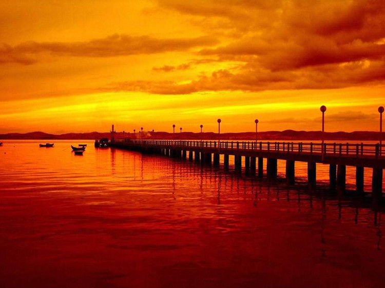 与您同赏——最美不过夕阳红（夕阳照拍得真棒！） - 小荷 - 小荷的博客