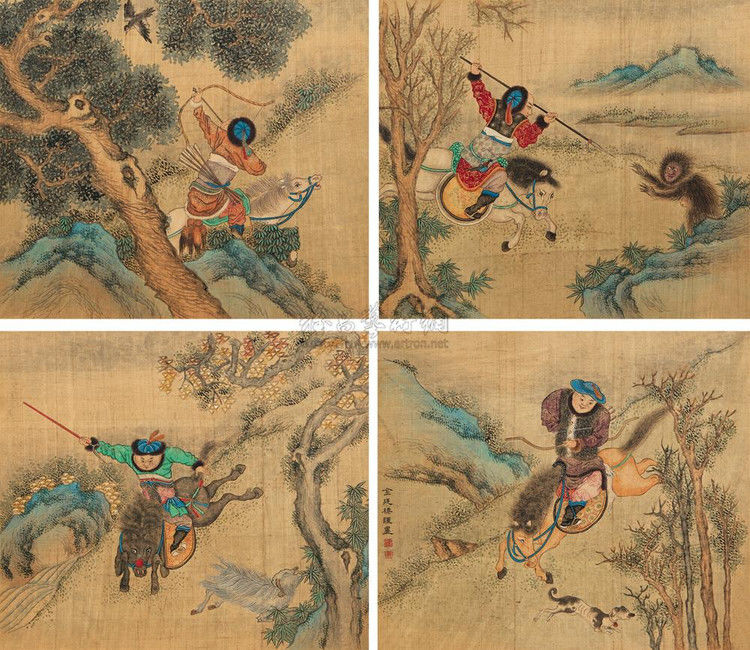 金廷标（清）人物山水作品欣赏 - wangchangzhengb - wangchangzhengb的博客