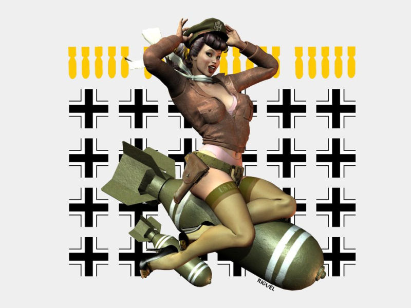 二战中的另类裸露艺术 - 沉默的麻雀 - 沉默的麻雀的博客