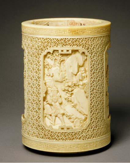 文房清玩(笔洗 笔筒 笔架 笔插 笔掭 砚滴 砚屏 水盂 墨床 臂搁 镇纸 印章 印盒 山子 - 苍茫大漠 - 苍茫大漠 的博客