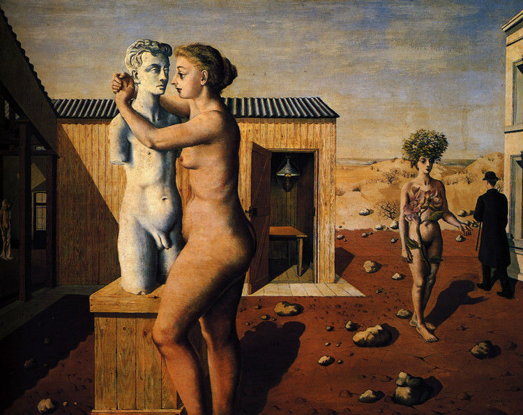 比利时艺术家 保罗·德尔沃  Paul Delvaux - 石墨閣 - 石墨閣