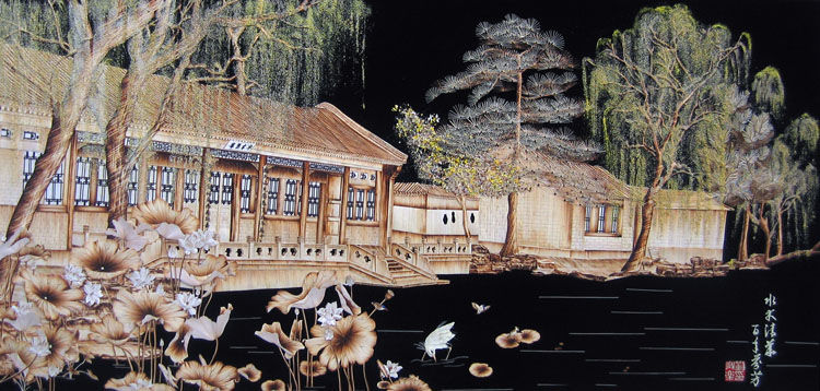 精彩的芦苇工艺画=1 - 水帘洞主 - 水帘洞主
