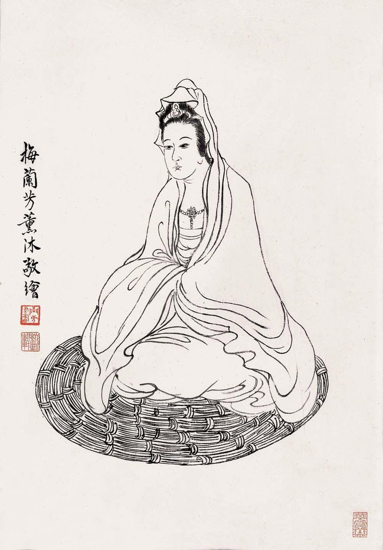 梅兰芳画作欣赏 - 山野村夫 - 山野村夫