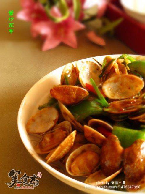 酱炒花甲