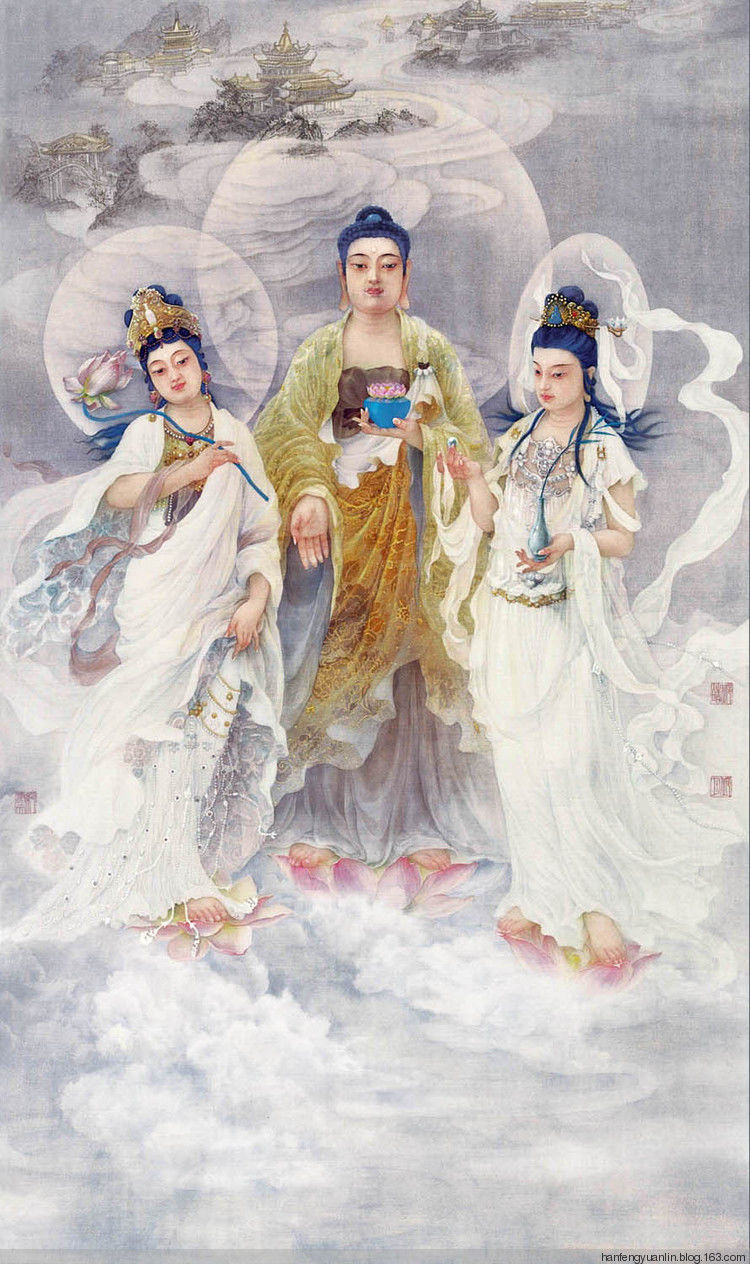 纪淑文、邱皓 、邱月母女工笔作品(1) - 山野村夫 - 山野村夫