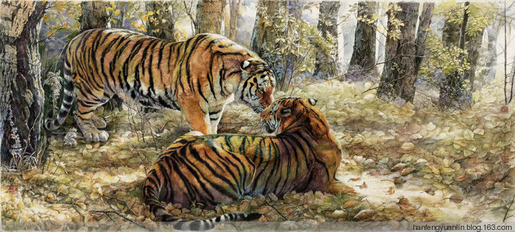 纪淑文、邱皓 、邱月母女工笔作品(1) - 山野村夫 - 山野村夫