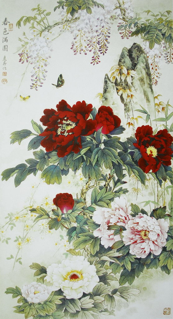 【书画艺术】名家画牡丹精选 - 雁飞墨行 - 雁飞