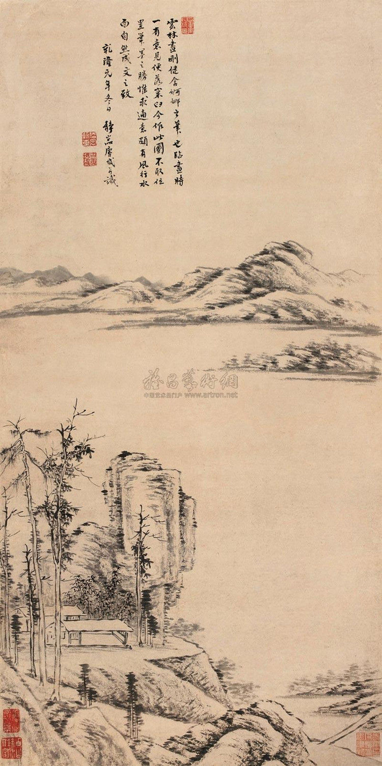 唐岱（清）山水作品欣赏 - wangchangzhengb - wangchangzhengb的博客