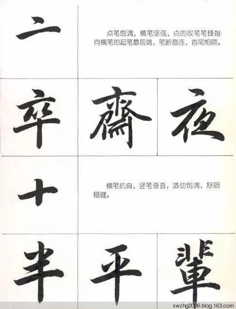 绝佳版本的《行书笔法图》 - 开心 - 开心的博客