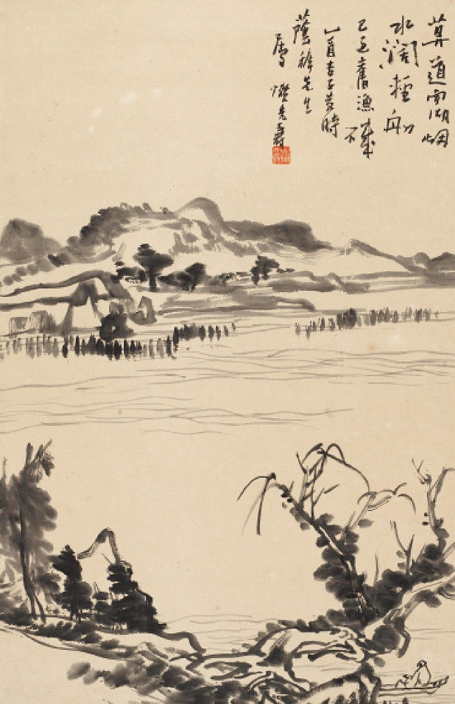 潘天寿山水作品欣赏。 - 涧边草 - 涧边草的博客