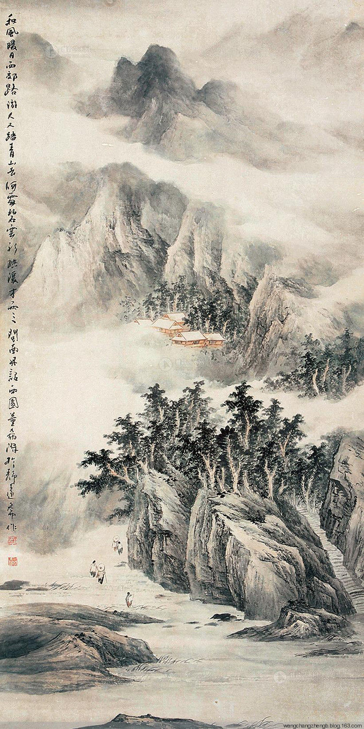 董希源山水作品欣赏 - wangchangzhengb - wangchangzhengb的博客