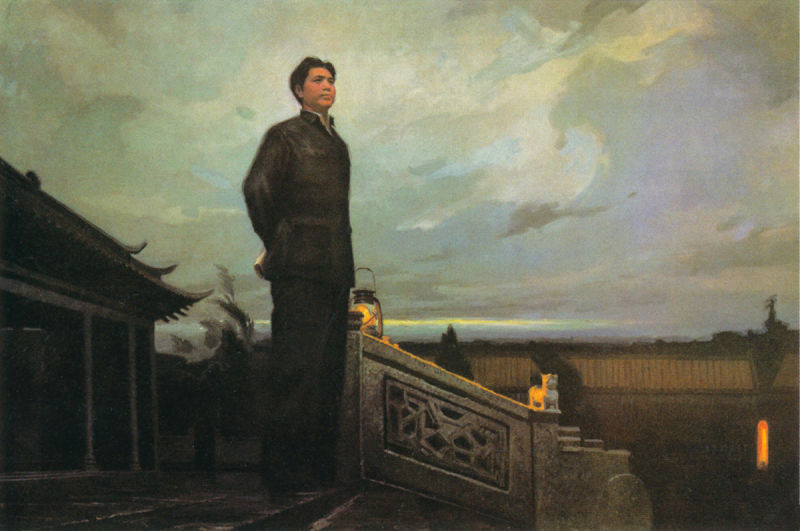 毛泽东的足迹 当代名家油画精品集（青年时期） - 潮河边人 - 潮河边人博客